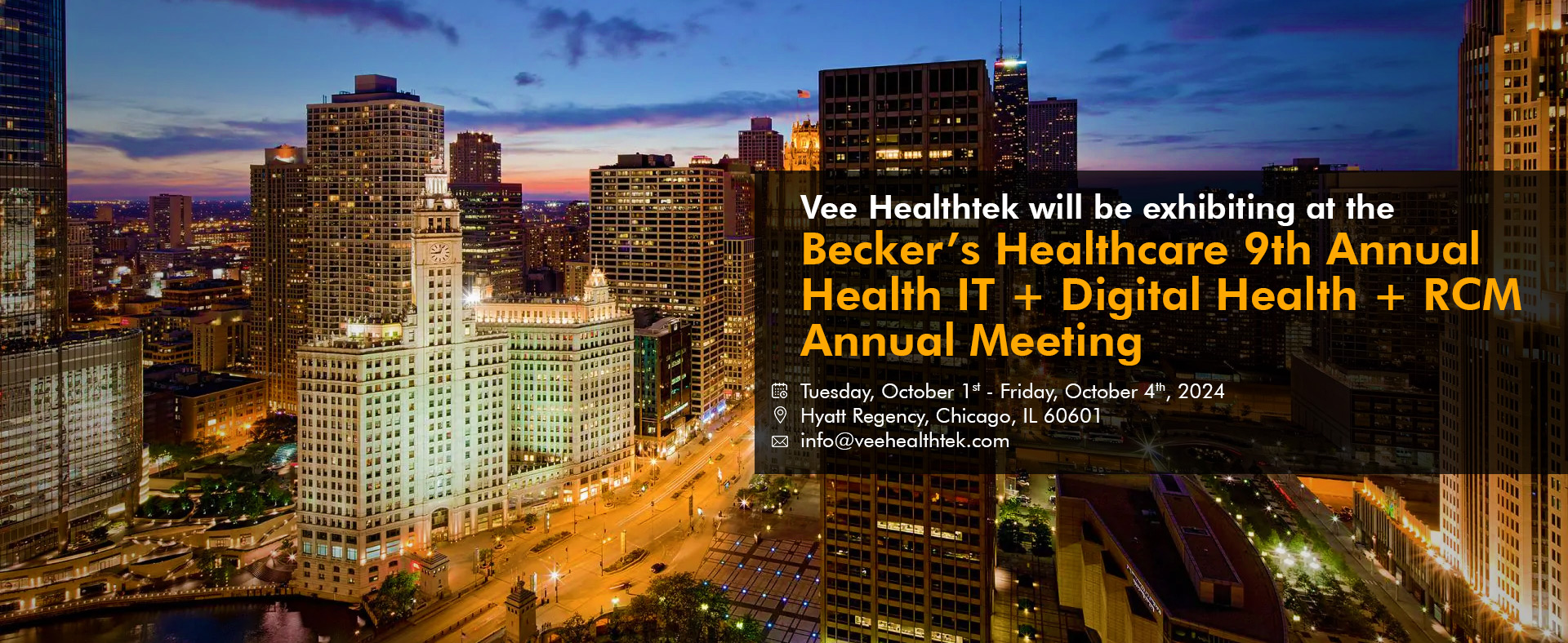 Becker’s Healthcare 9th Annual Health IT + Digital Health + RCM Annual Meeting: The Future of Business and Clinical Technologies